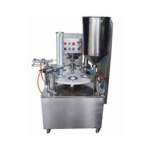 Cups filling and sealing machine for Dutch clients